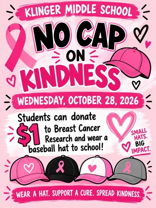 No Cap on Kindness Flyer