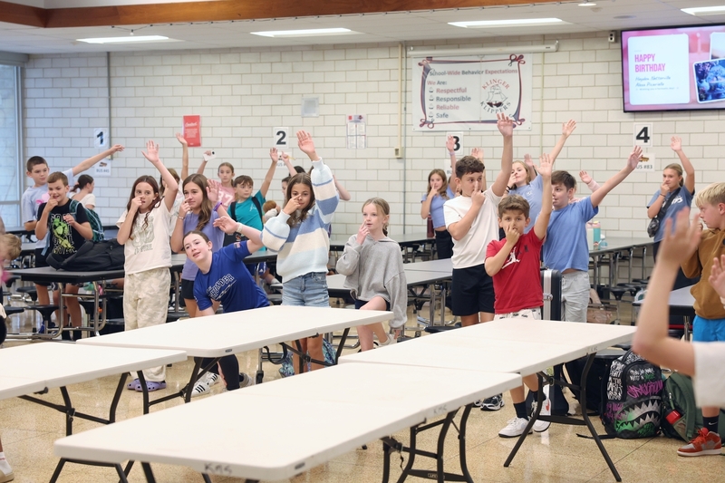 6th-grade Ice Cream Social at Klinger