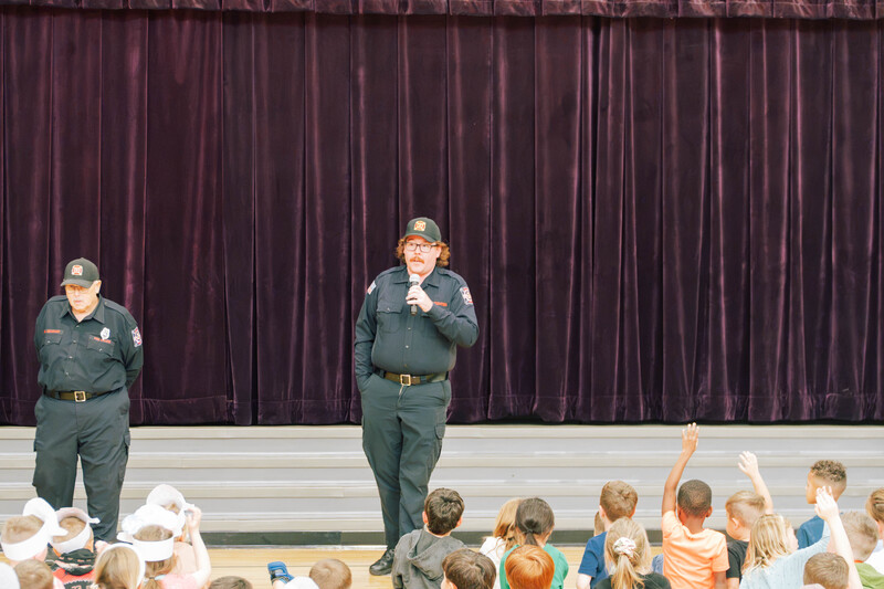 Southampton Fire Department Visits Davis Elementary for Fire Safety Week