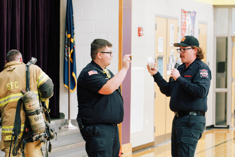 Southampton Fire Department Visits Davis Elementary for Fire Safety Week