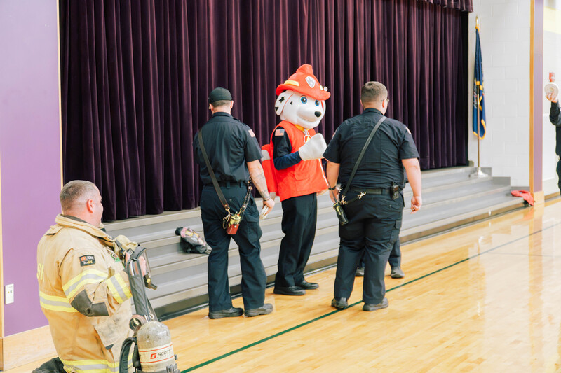 Southampton Fire Department Visits Davis Elementary for Fire Safety Week