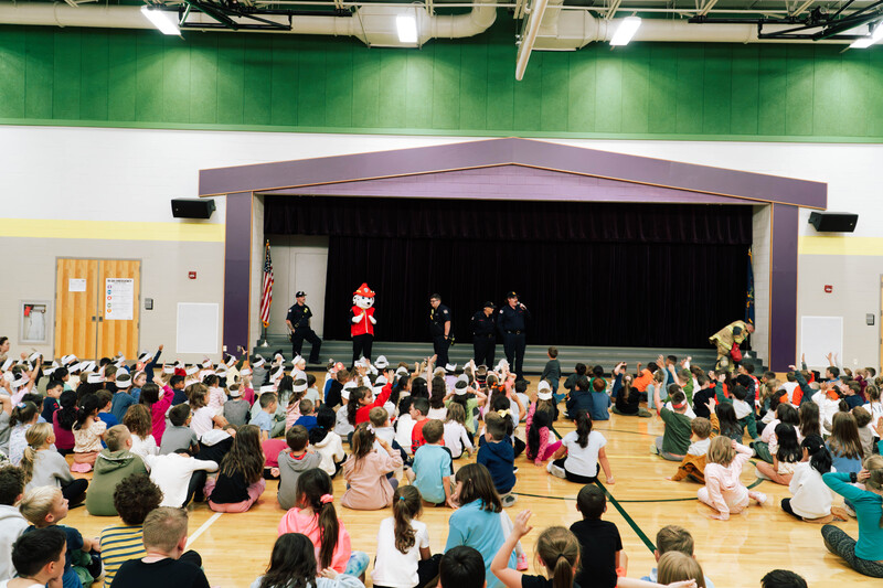 Southampton Fire Department Visits Davis Elementary for Fire Safety Week