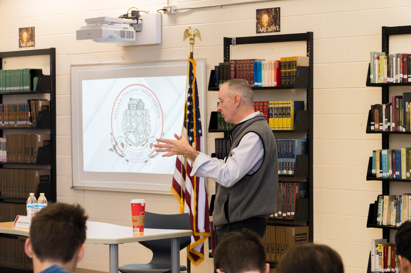 Congressman Brian Fitzpatrick Visits with Conflict, Diplomacy, and Resolution Students at William Tennent