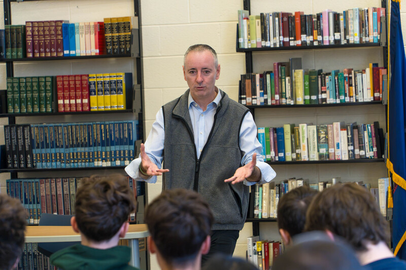 Congressman Brian Fitzpatrick Visits with Conflict, Diplomacy, and Resolution Students at William Tennent