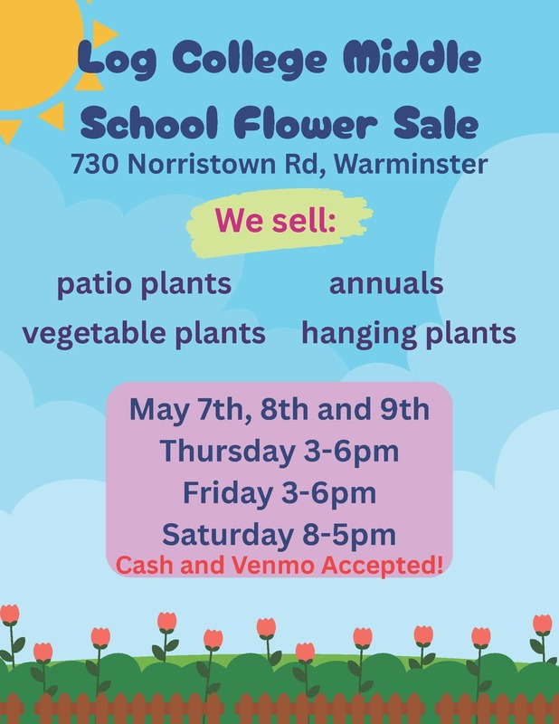 Flower sale flyer
