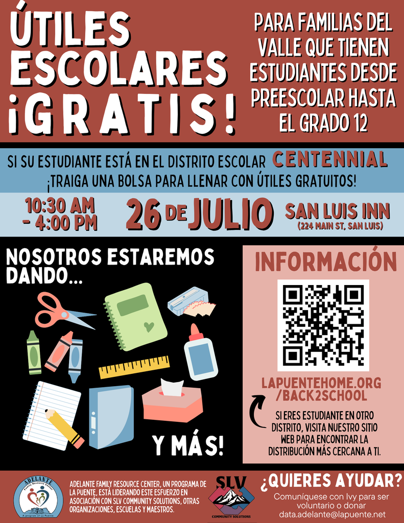 Spanish school supply list