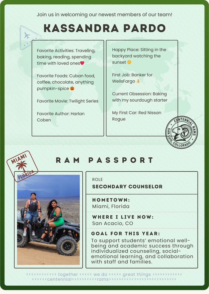 Kassandra Pardo Counselor Passport
