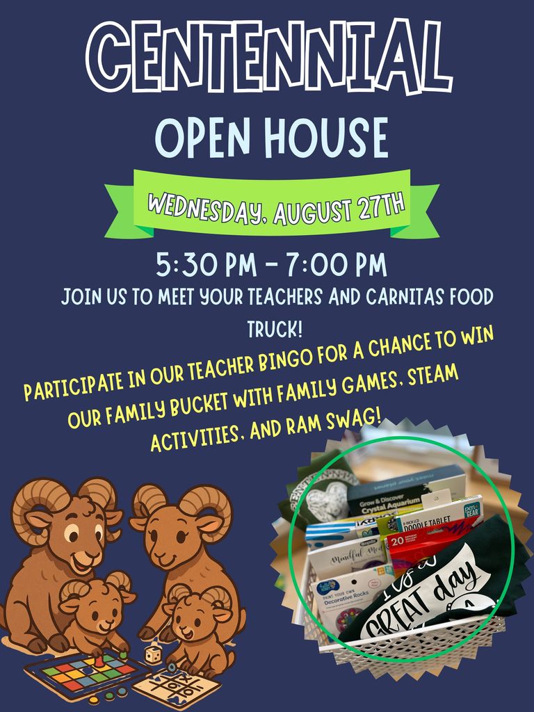 Centennial Open House Flyer