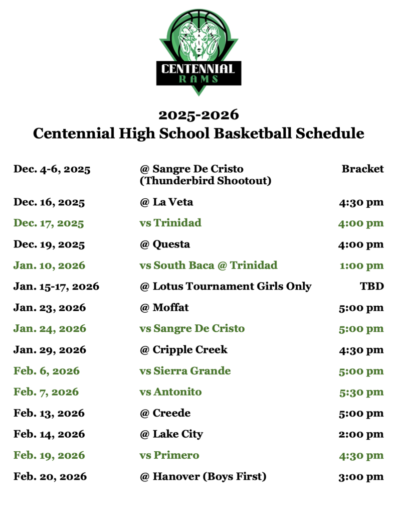 Basketball Schedule