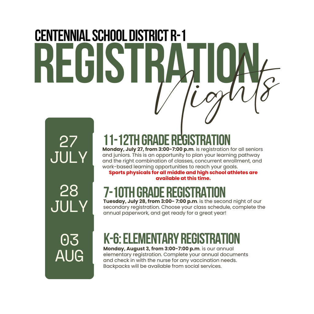 Registration Events