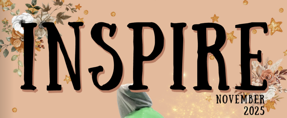 inspire with floral background