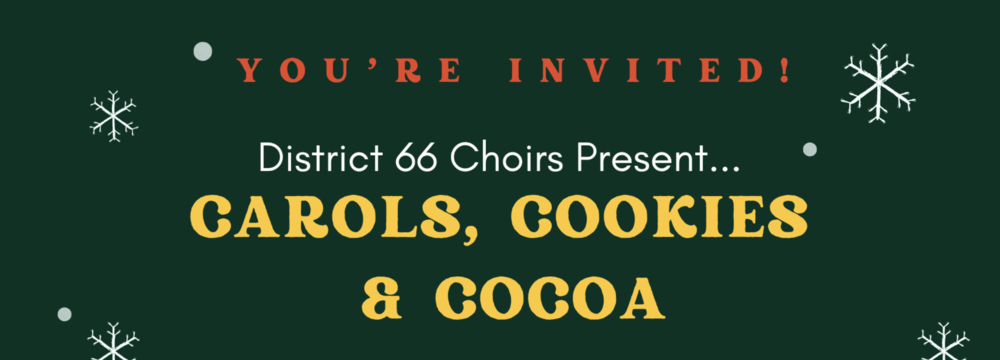 carols, cookies and cocoa