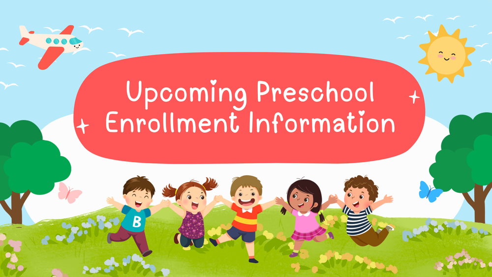 preschool children in field with sun