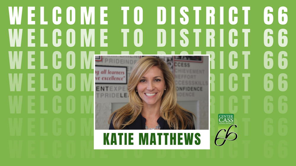 welcome to district 66 with picture of Katie Matthews