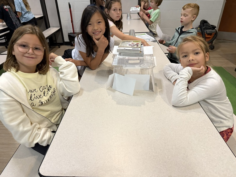 3rd graders collaborating 