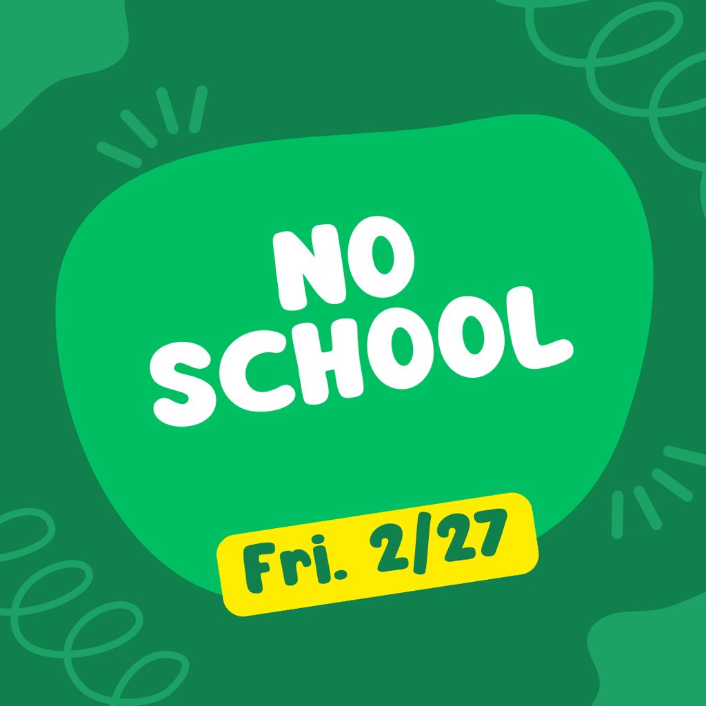 green blobs and swirls around early dismissal