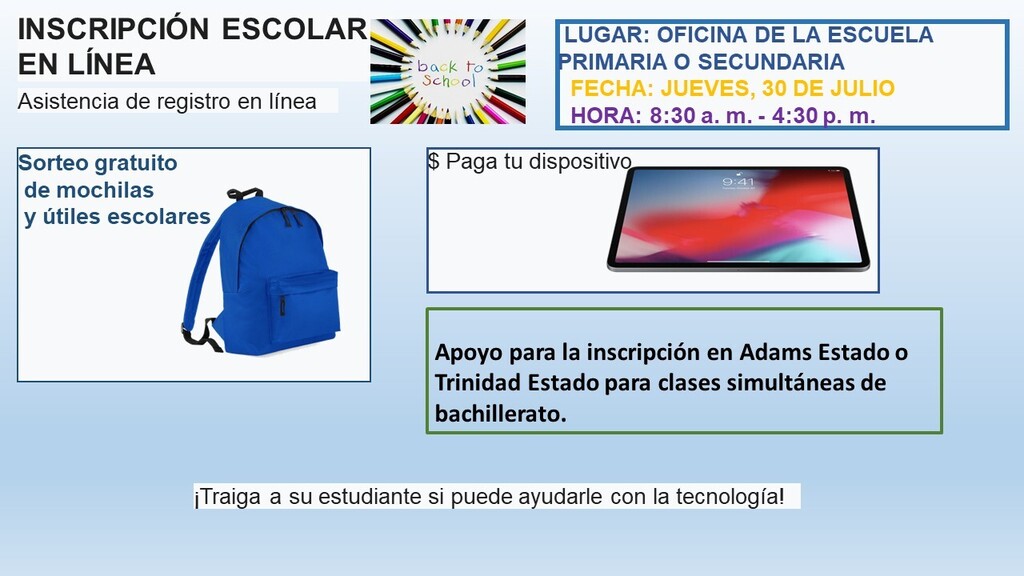 Span Registration Flyer
