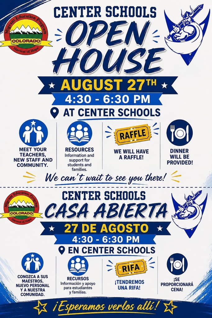 Open House- August 27th