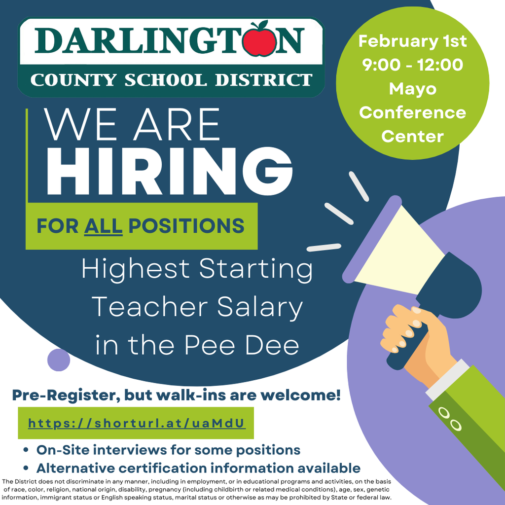 Darlington County Schools Hiring Event