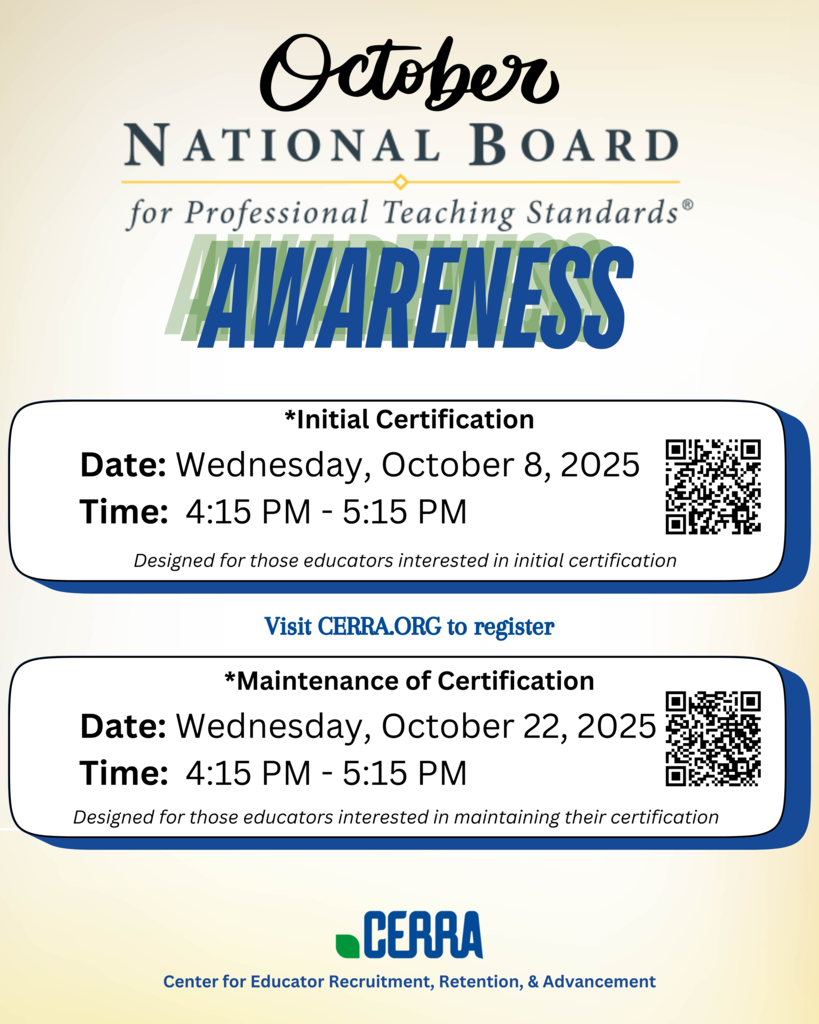 National Board Awareness Webinars