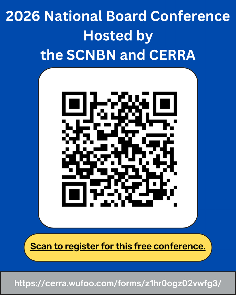 QR code and url to register for 2026 National Board Conference