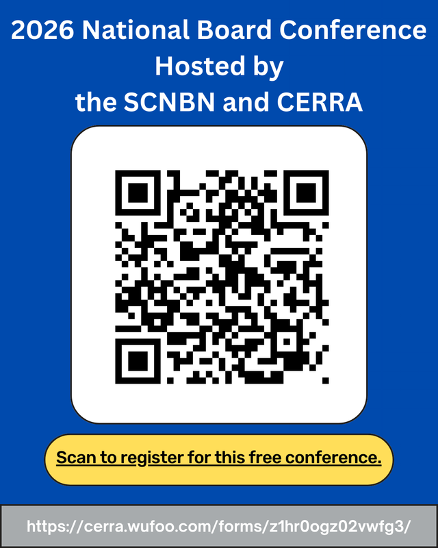 Scan QR code to register for National Board Conference, January 24, 2026,  from 9:30AM to 3:00PM.