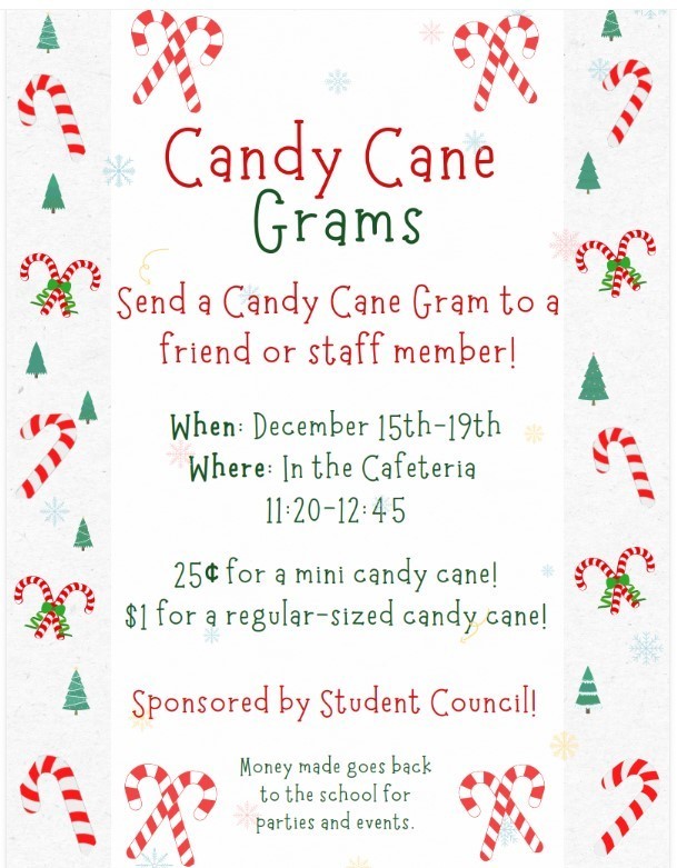 Candy Cane Grams