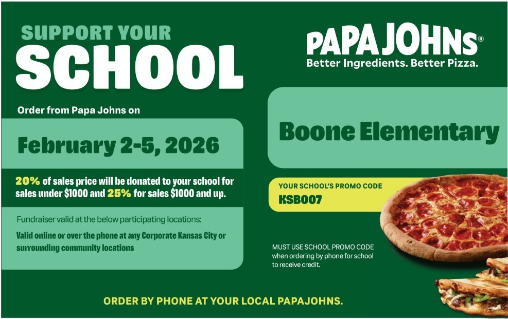 Papa Johns February 2-5, 2026