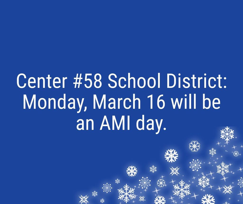 Monday, March 16 will be an AMI day.