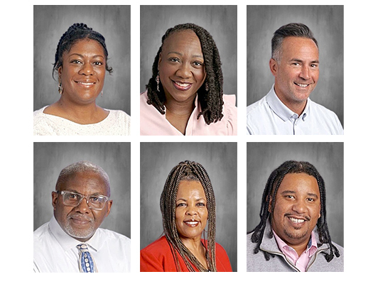 Headshots of the six Assistant Principals at Center School District.