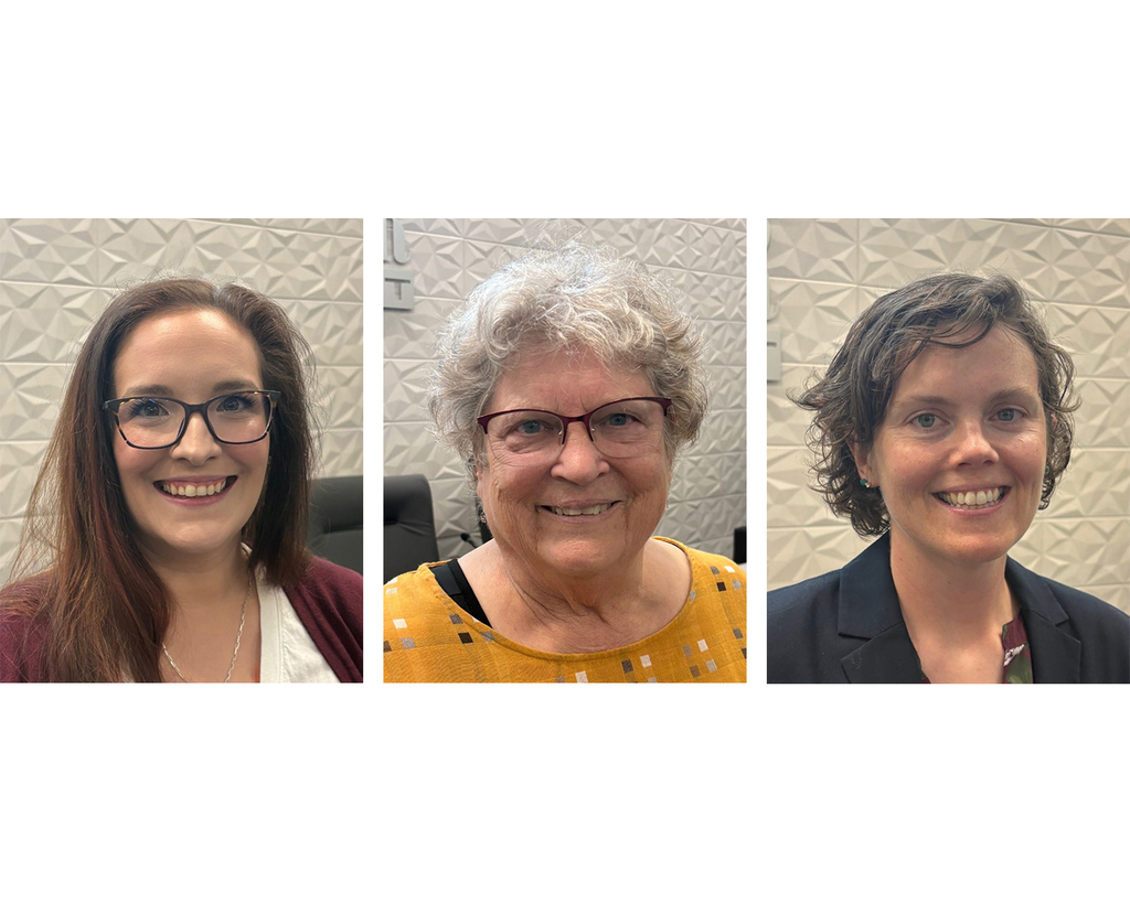 New board of education members: Melissa Bellante, Marsha Brown, and Kristin Stokely.