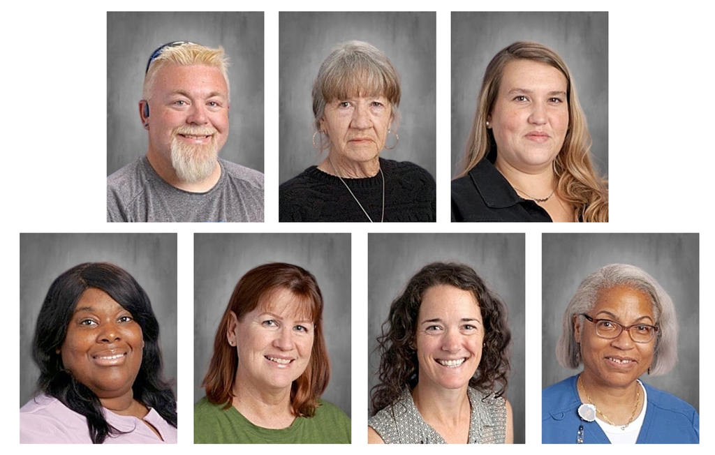 Headshots of the Center School District school nurse team.