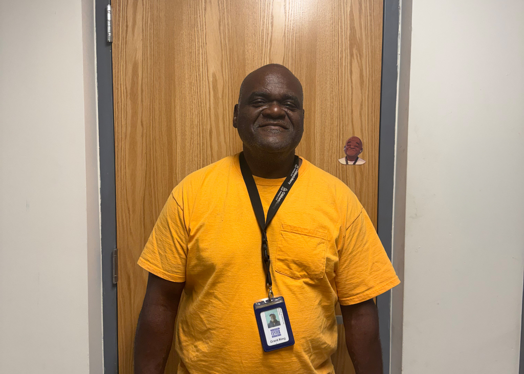 Central Office custodians Mr. Grant King.