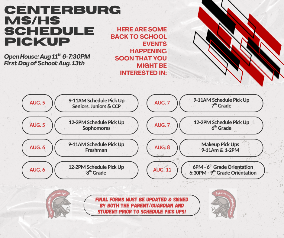 Centerburg MSHS Schedule Pickup (1)