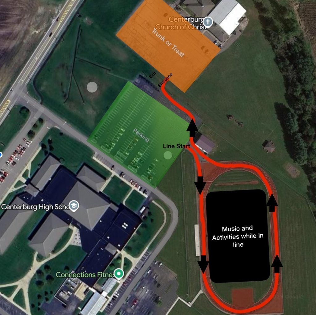 Map for Trunk or Treat