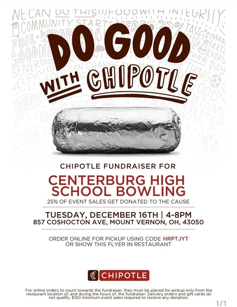 Bowling Fundraiser - Chipotle