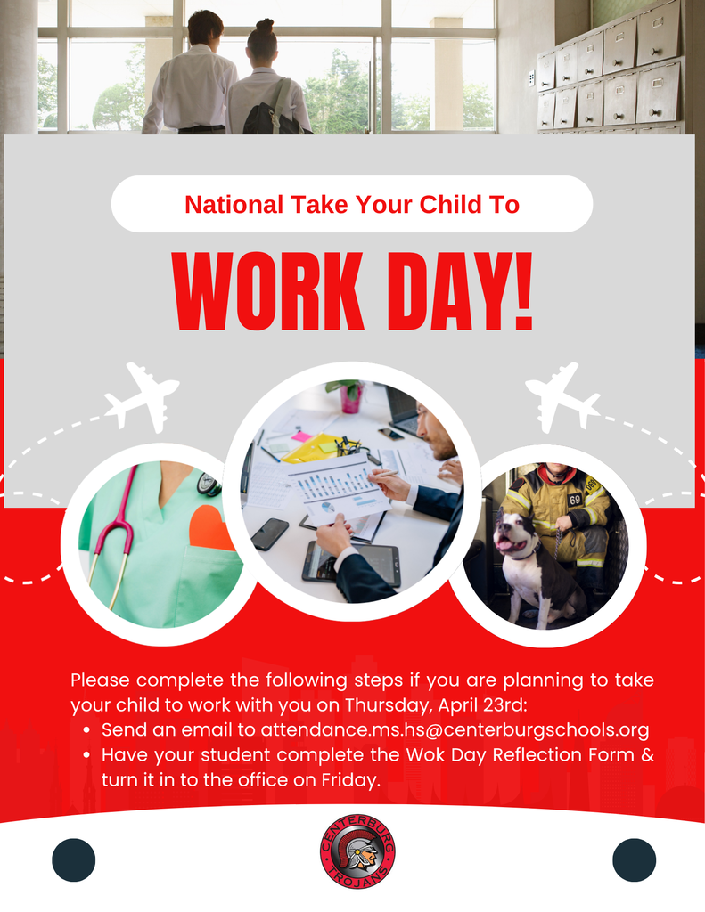 Take your child to work day flyer