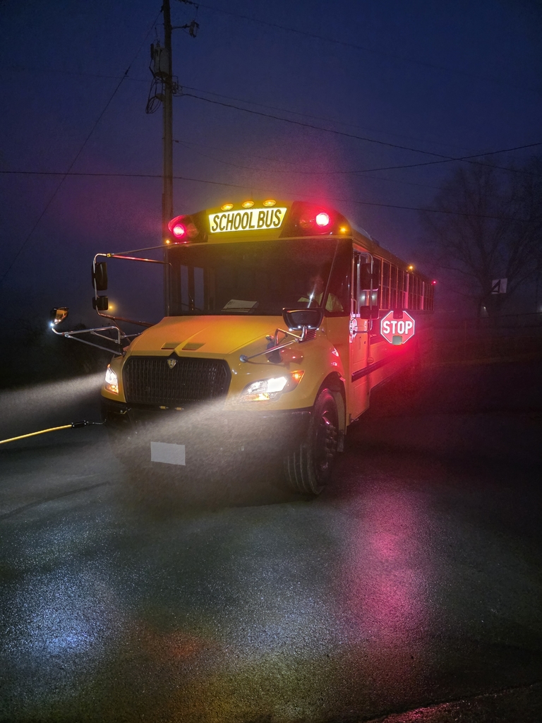 Bus in the dark