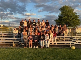 Senior Sunset Group Photo