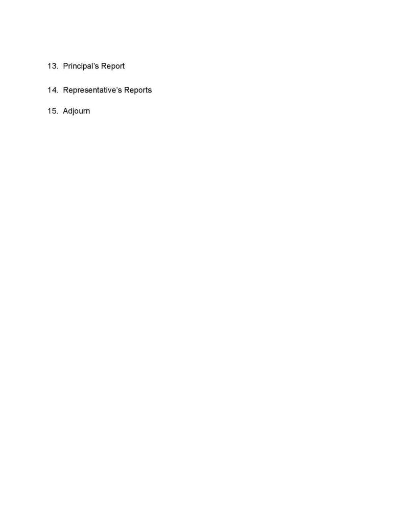 June 2026 Agenda
