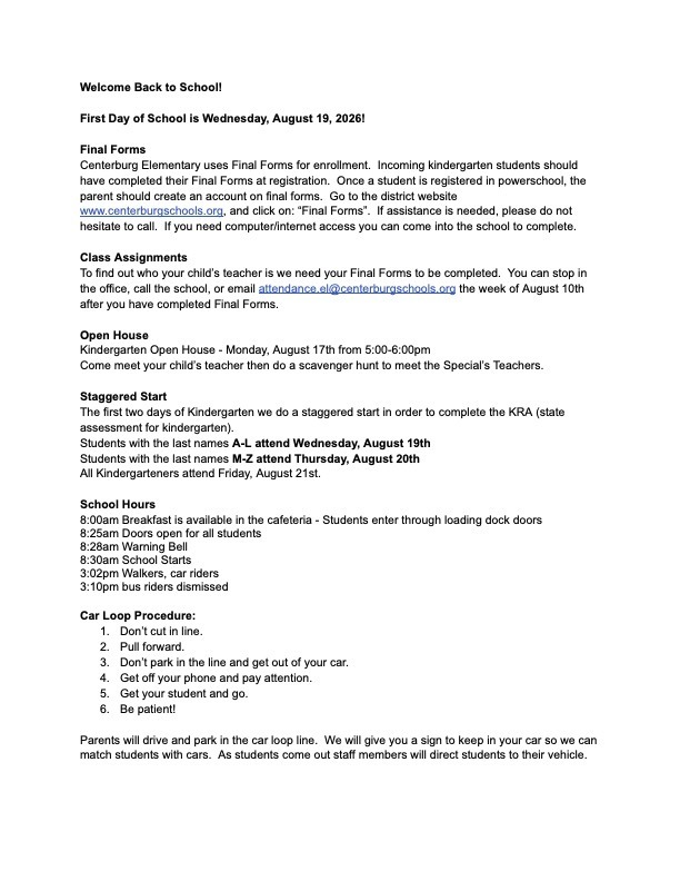 26-27 Welcome Packet