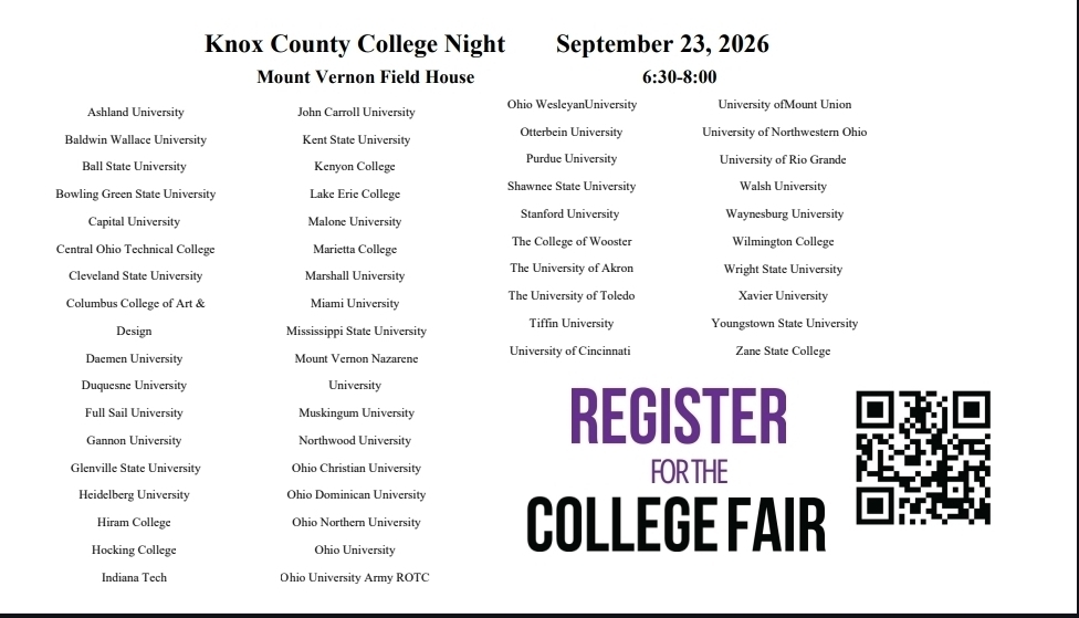 College Fair info