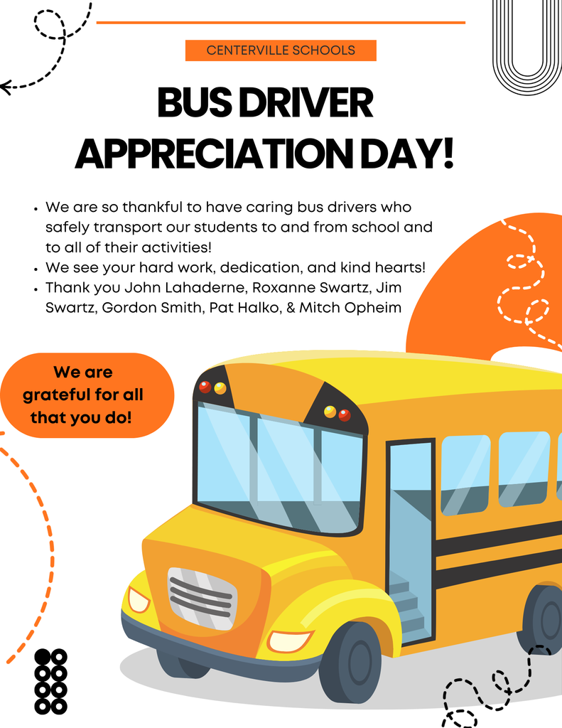 school bus, plus squiggly lines and circles