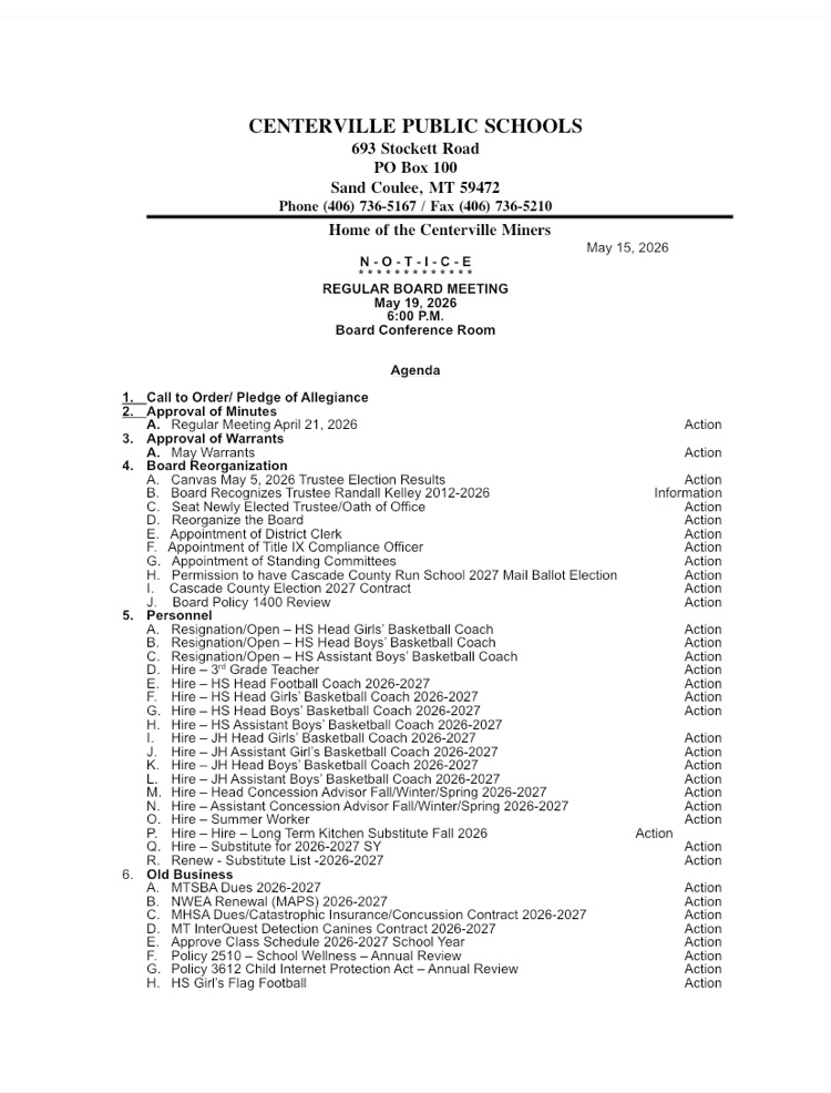 5-19-26 agenda