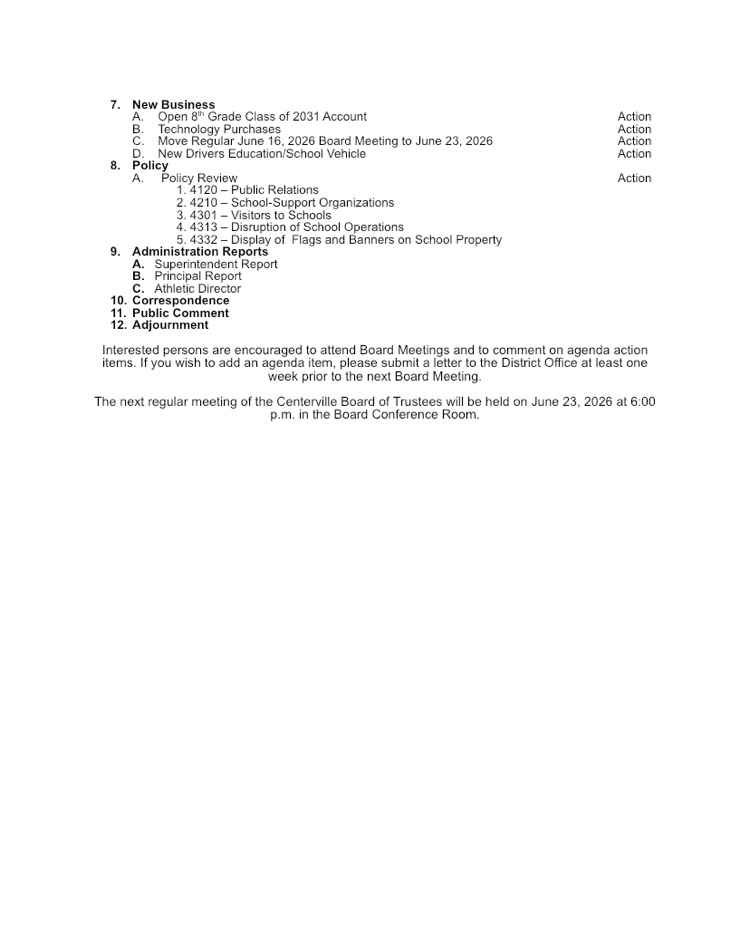 5-19-26 agenda