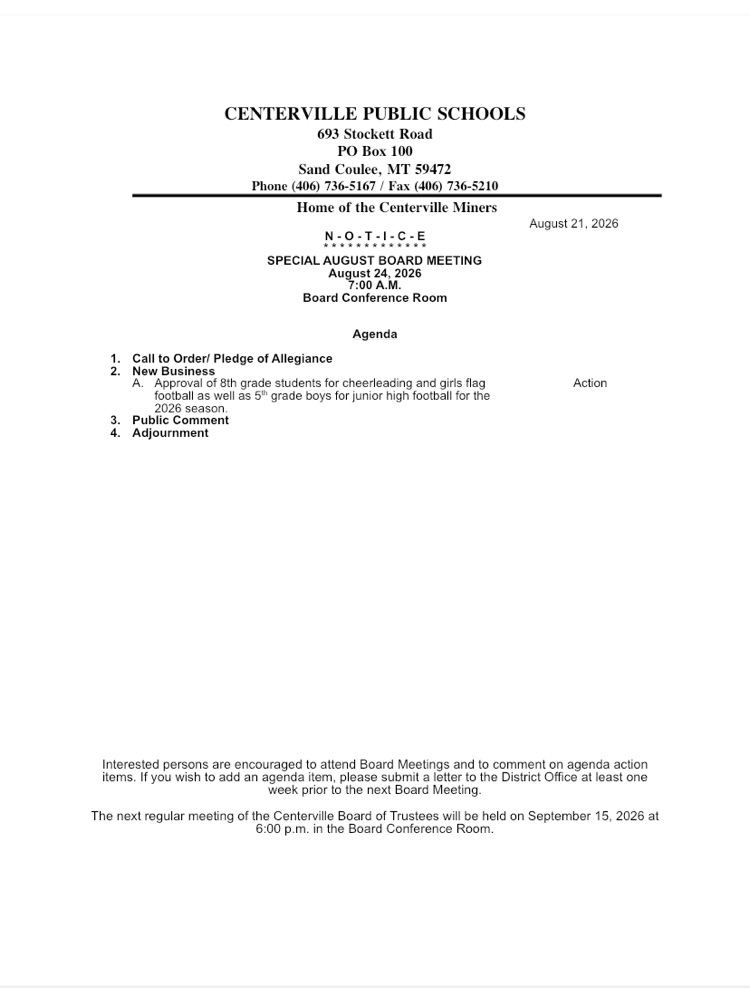 special board mtg agenda 8-24-26