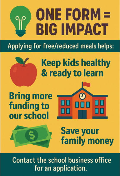Free and reduced lunch application