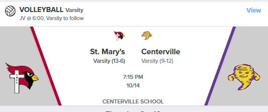 Volleyball vs St. Mary's at Home