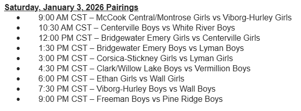 Midwest Miracles Schedule