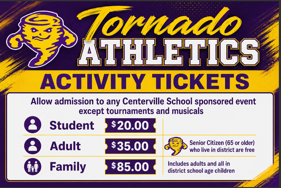 Activity Tickets available to purchase.